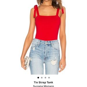 Susana Monaco tie strap top